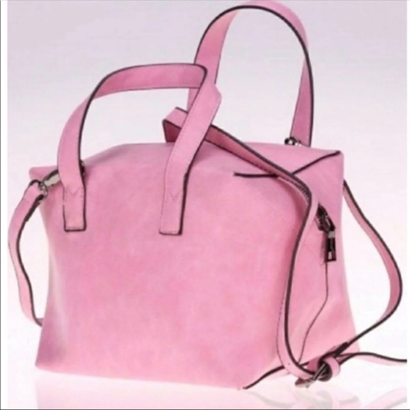 Handbags - Trendy Pink Transformer Tote Bag